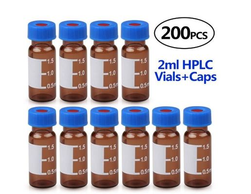 편평한 기초 1.5ml HPLC 낮은 붕규산 유리 작은 유리병