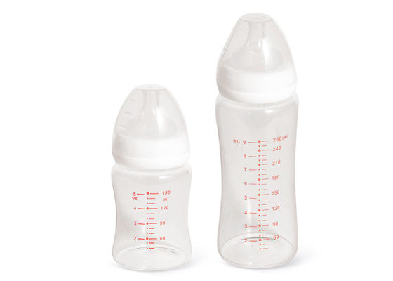열 충격 증명 260ML ISO9001 Bpa 무료 아기 우유병