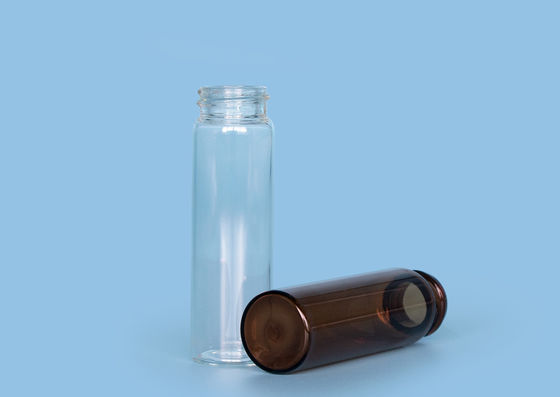 로에스 쉬운 타이어 펑크 22.5x50mm 헤드스페이스 유리 샘플 물약병