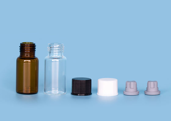 합성 화학물질 2개 온스 60ml 유리제 표본 작은 유리병