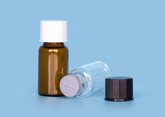 합성 화학물질 2개 온스 60ml 유리제 표본 작은 유리병