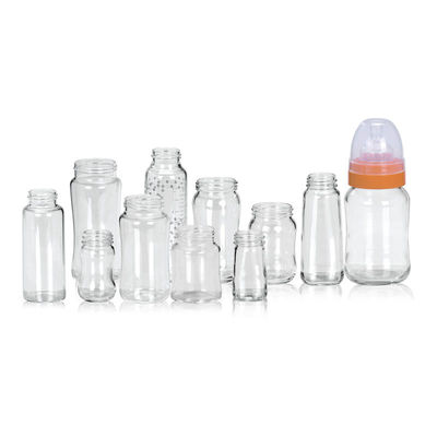 방열 젖꼭지 200ml 붕규산 유리 아기 젖병
